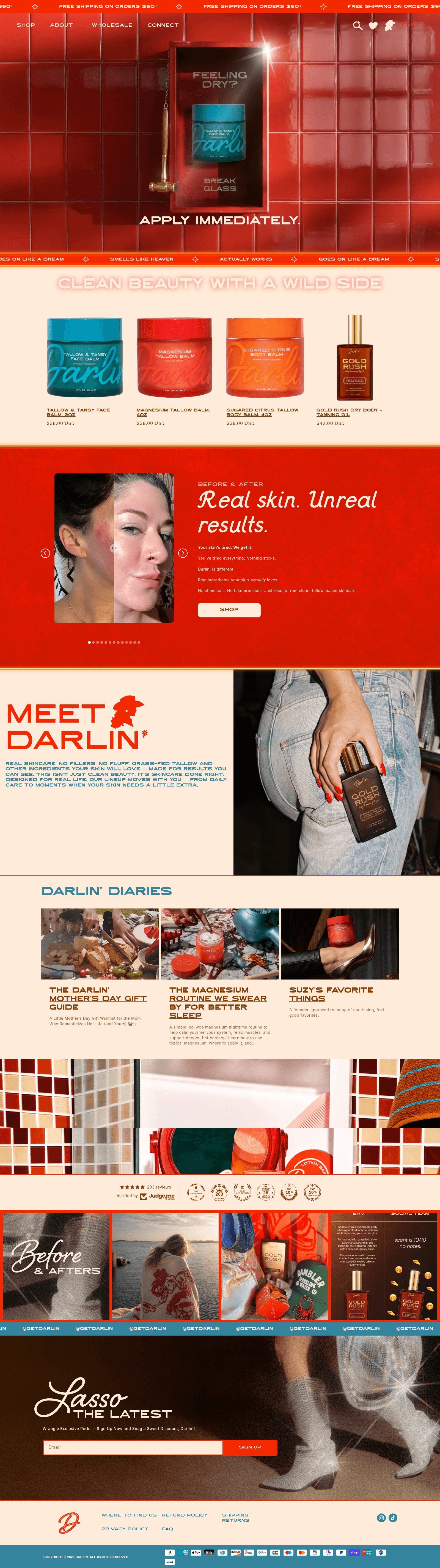 Darlin' desktop screenshot