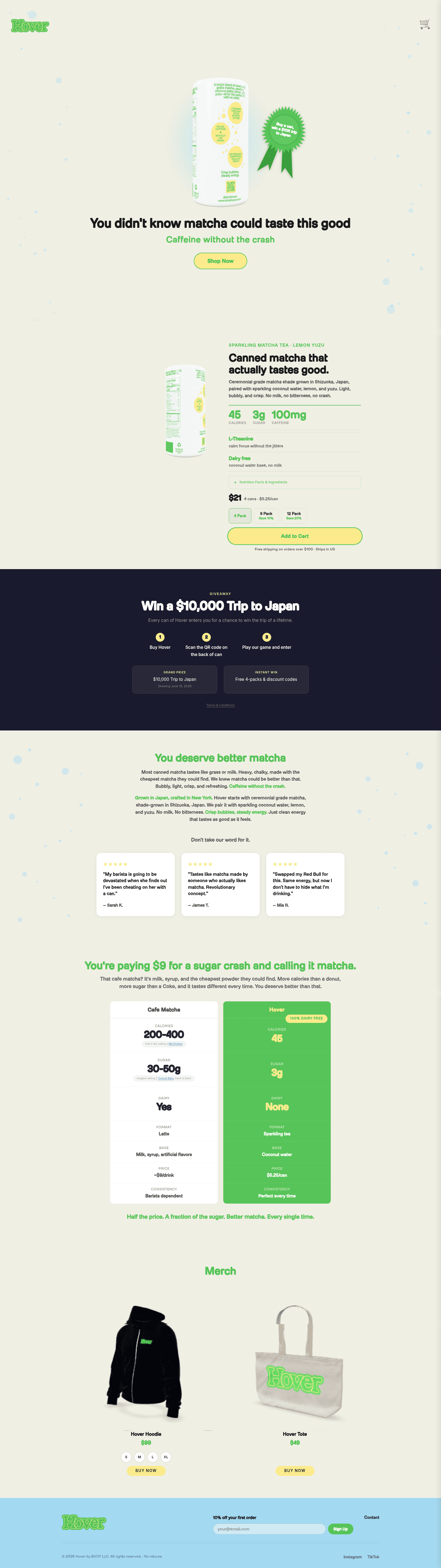 Hover — vue bureau