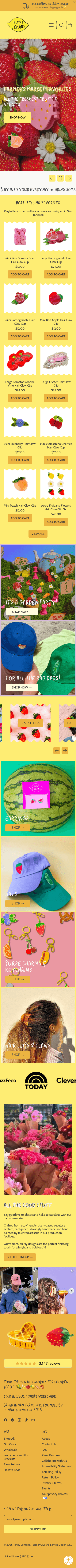 Jenny Lemons: Fun, Creatively Designed Accessories mobile screenshot
