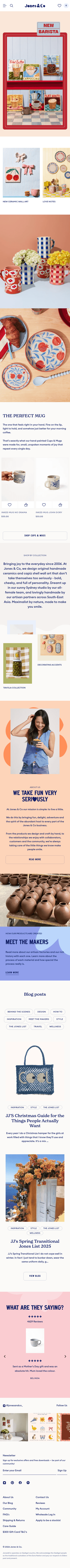 Jones & Co mobile screenshot