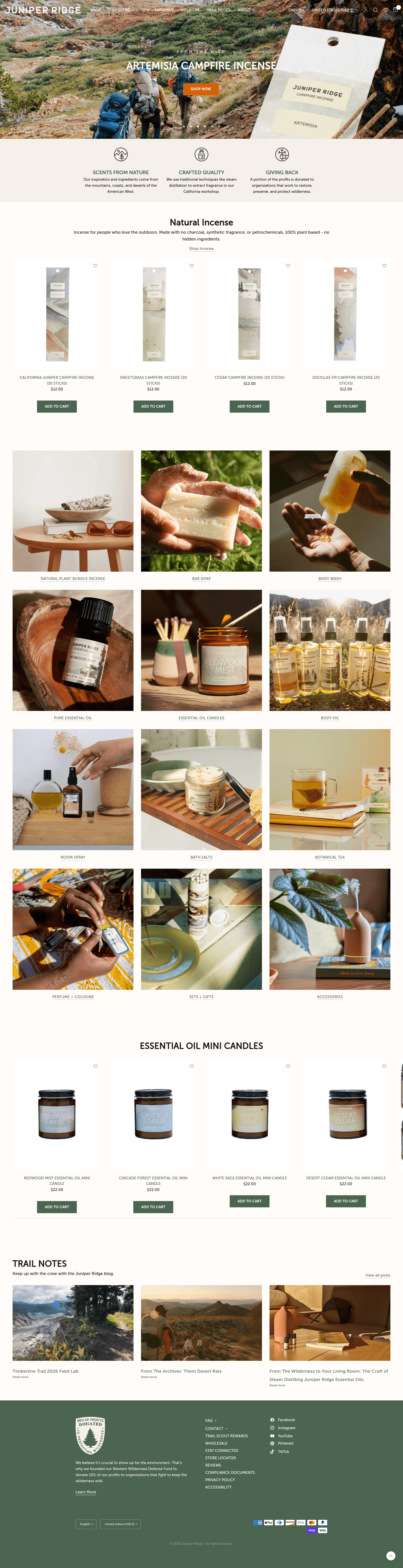 Juniper Ridge desktop screenshot