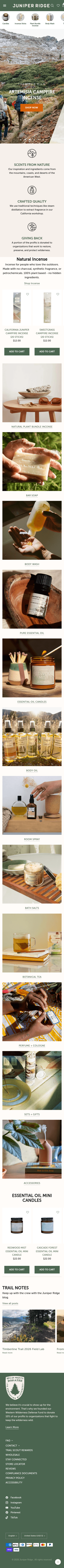 Juniper Ridge mobile screenshot