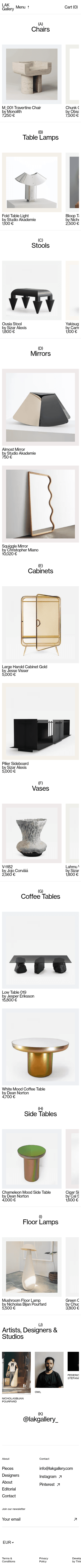 LAK Gallery mobile screenshot