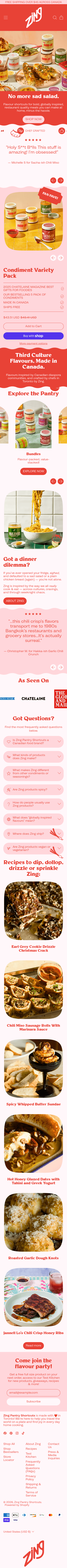 Zing Pantry Shortcuts mobile screenshot