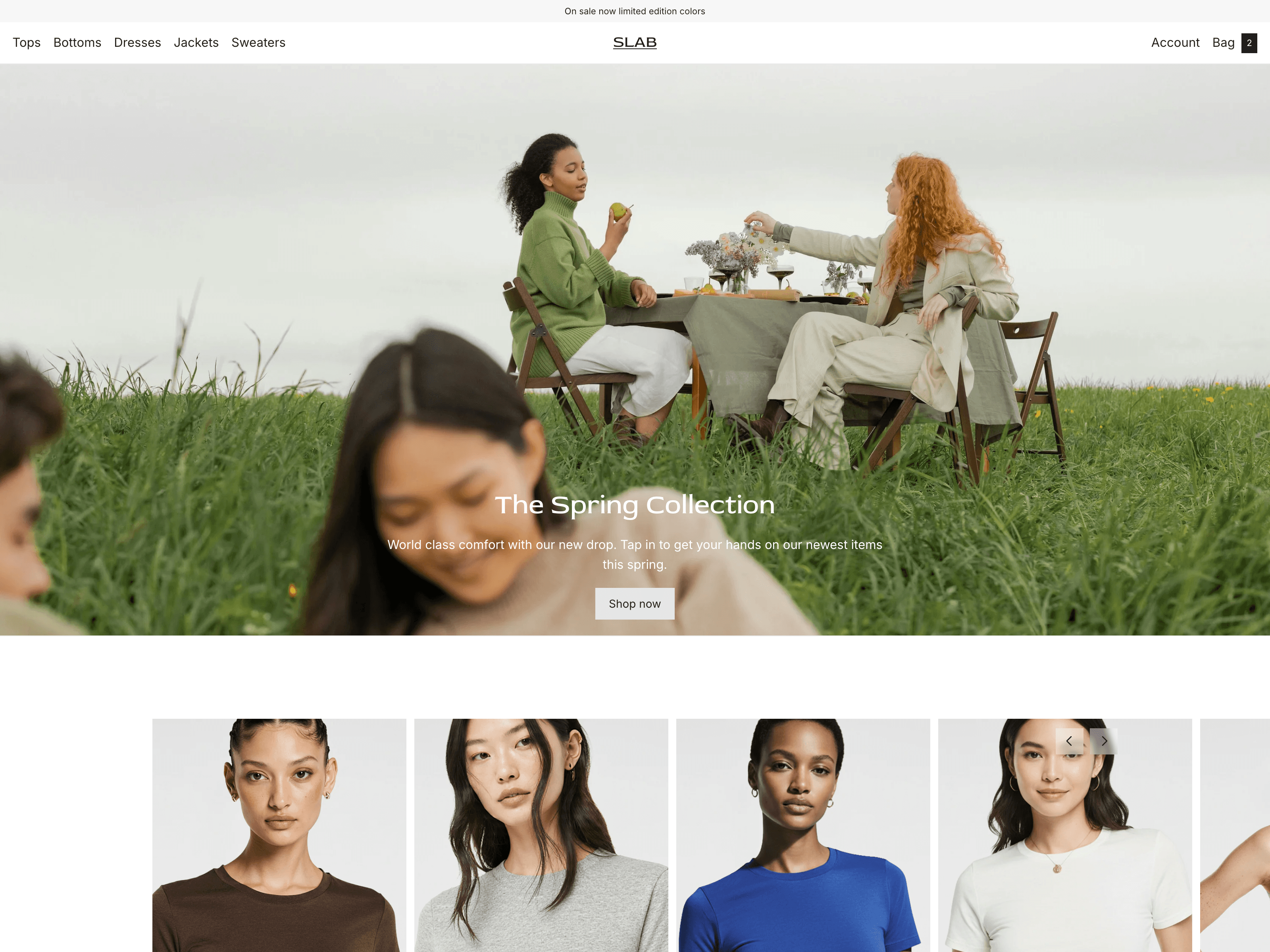 Coy — desktop view