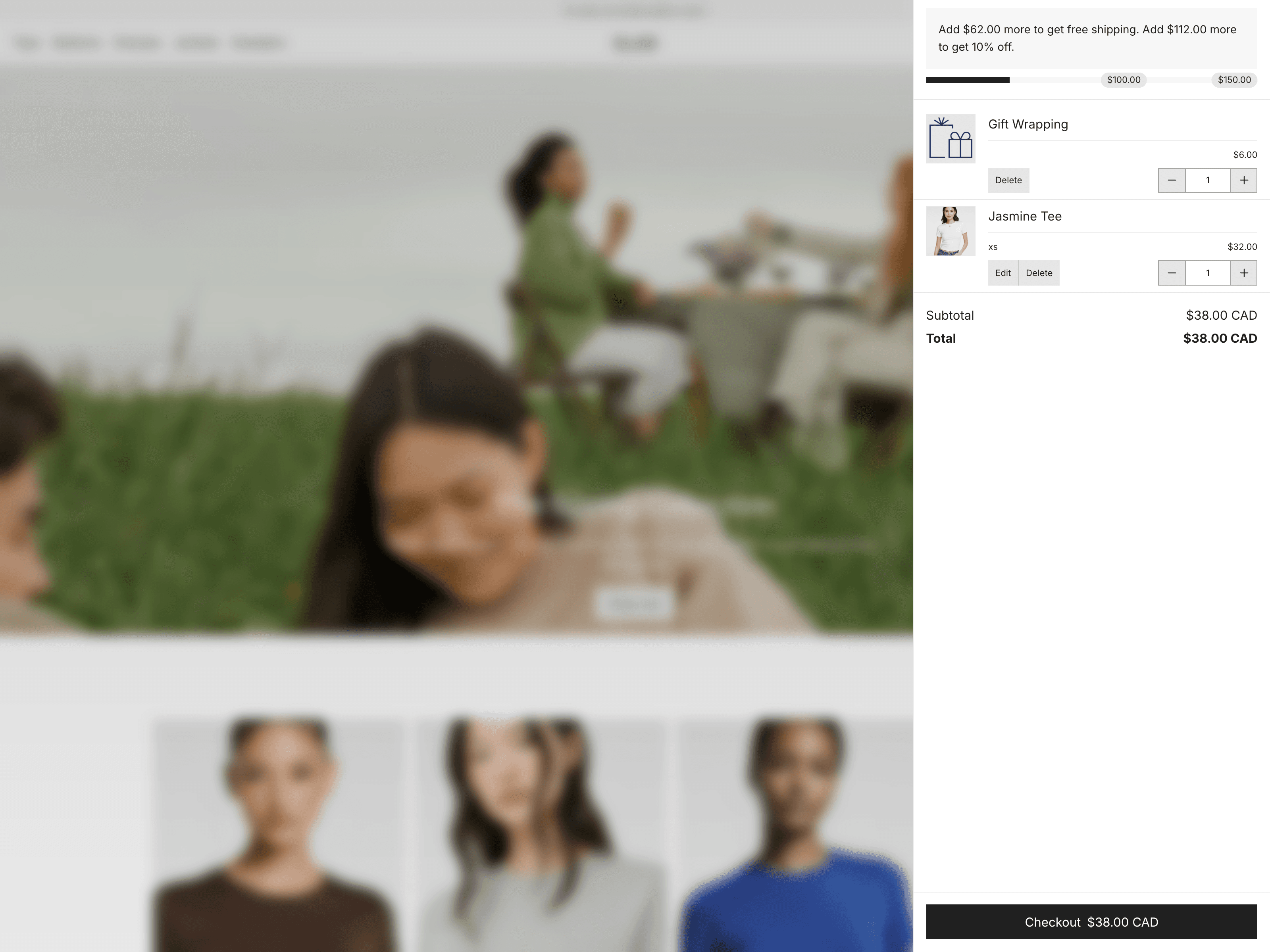 Coy — desktop view