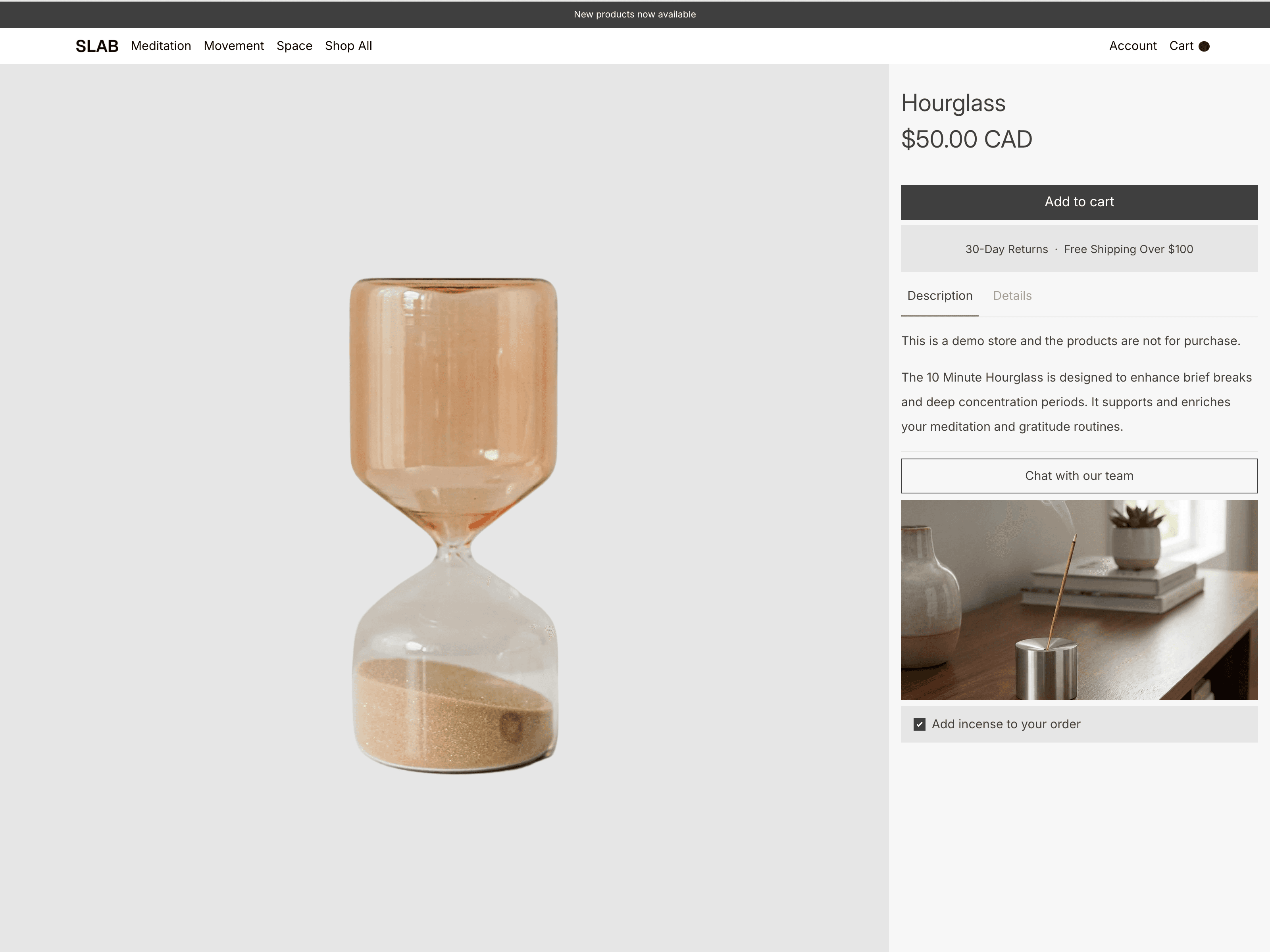 Granola — desktop view