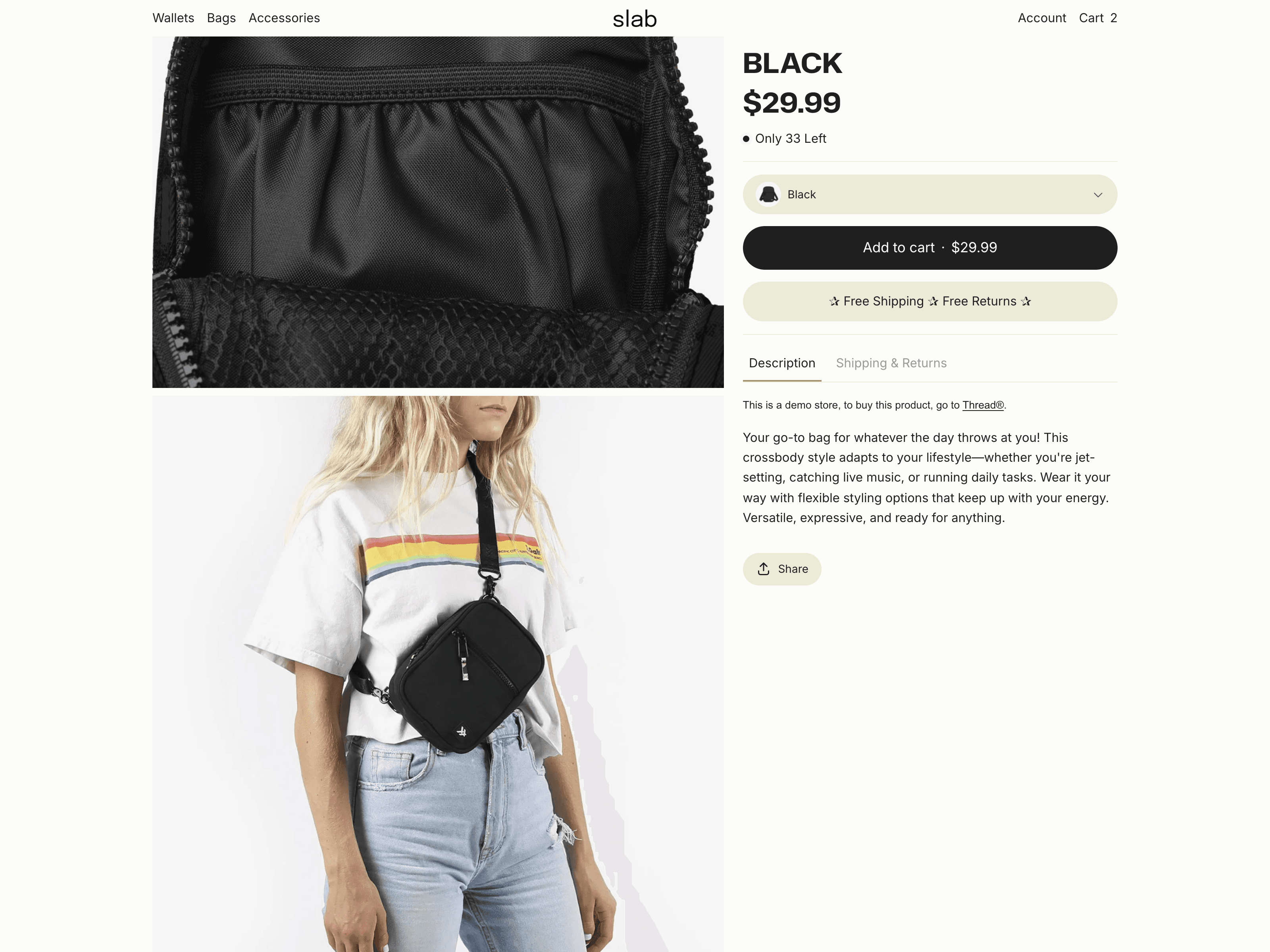 Rainbow — desktop view