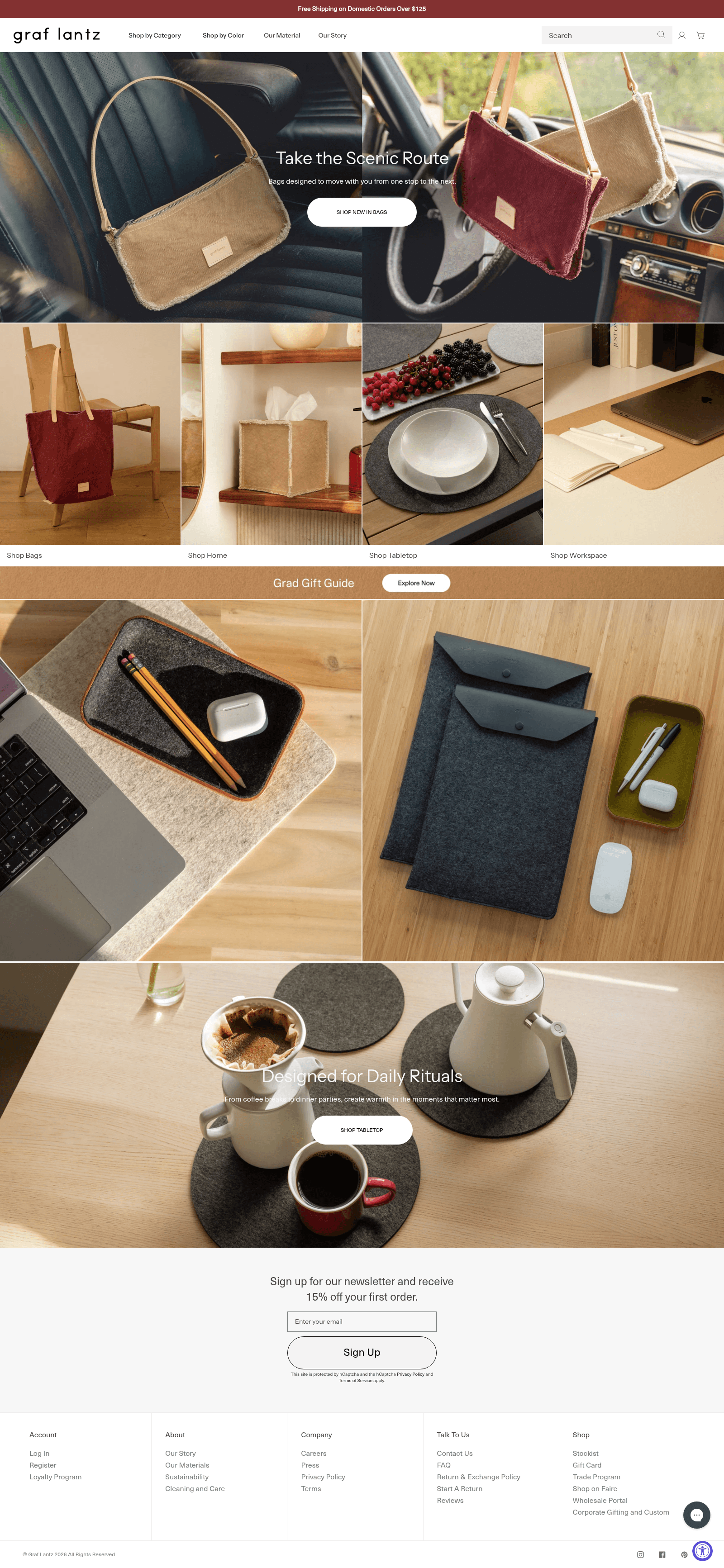 Graf Lantz — desktop view