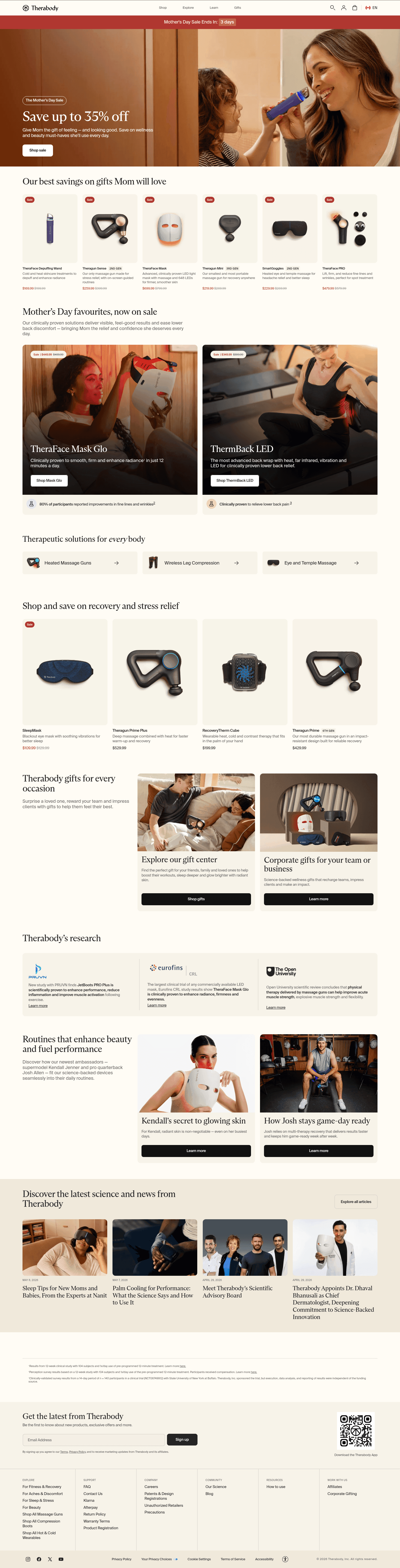 Therabody — vue bureau