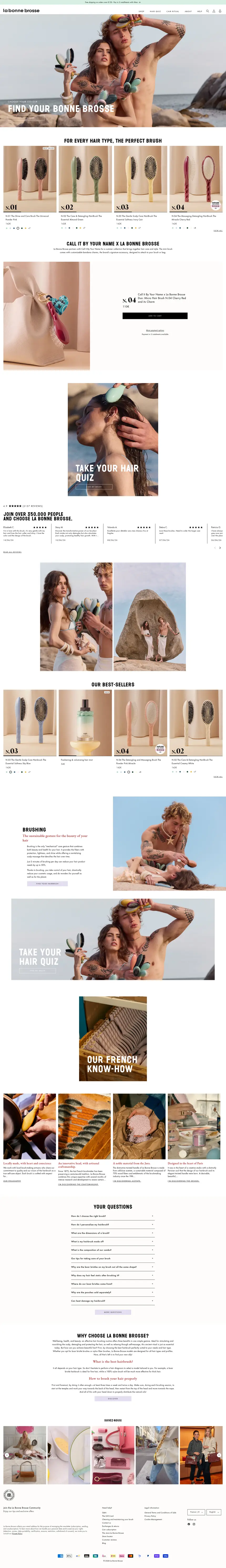 La Bonne Brosse desktop screenshot
