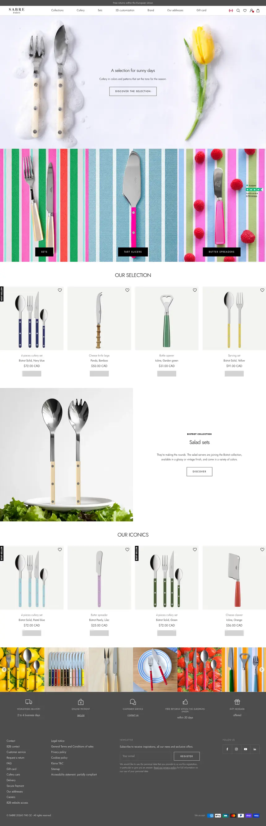 Sabre Paris desktop screenshot