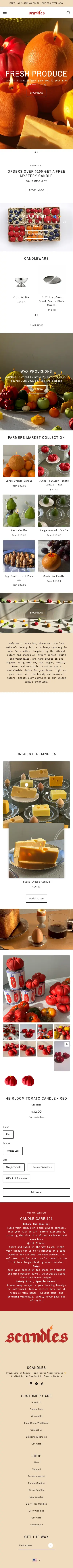 Scandles mobile screenshot