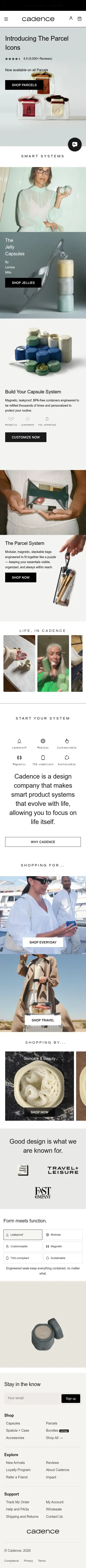 Cadence mobile screenshot