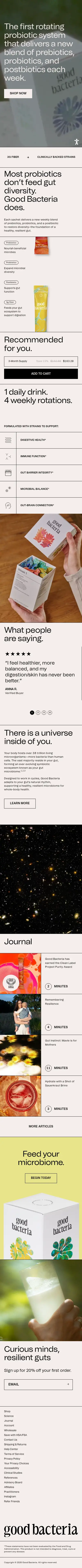Good Bacteria mobile screenshot