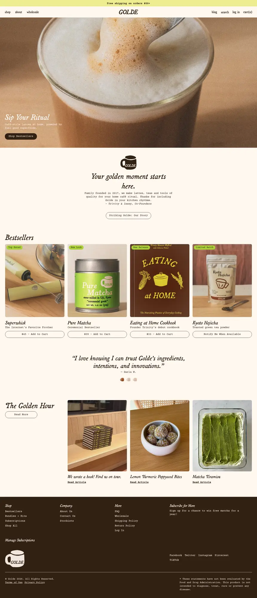 Golde desktop screenshot